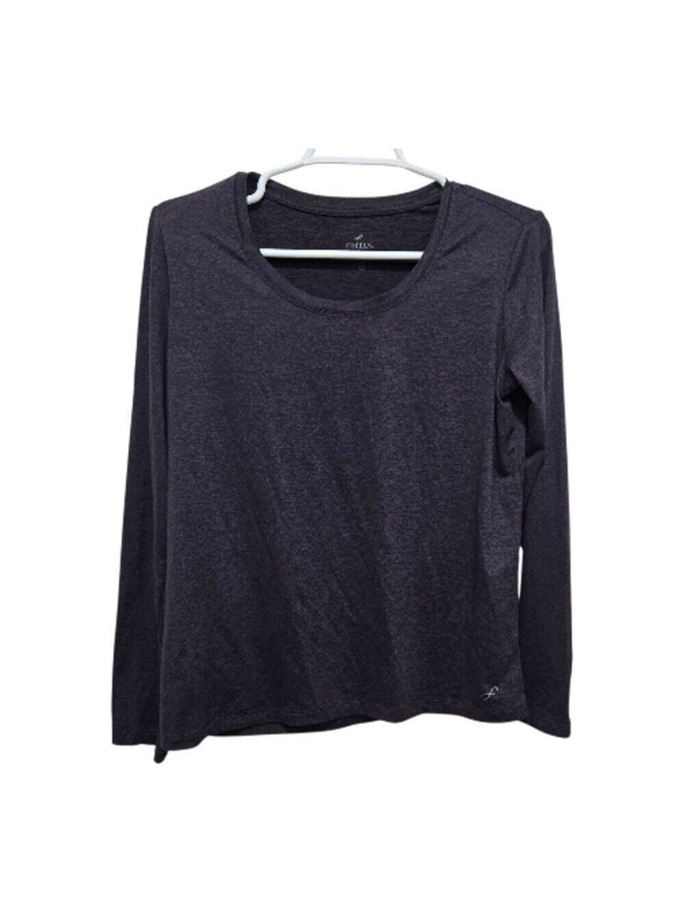 Freely Purple Long Sleeve Performance Top Small